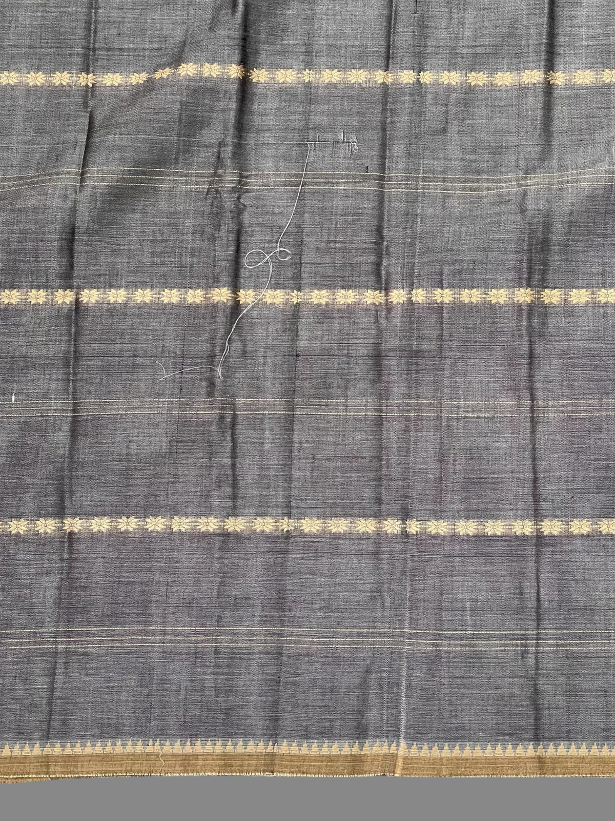 Narayanpet Grey Cotton Saree  CS173