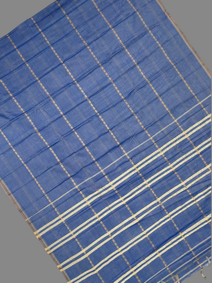 Narayanpet Light Blue Cotton sarees CS72