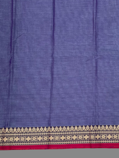 Narayanpet Lavender Cotton Saree CS438