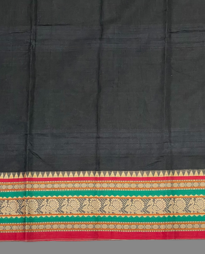 Narayanpet Black Cotton Sarees CS11