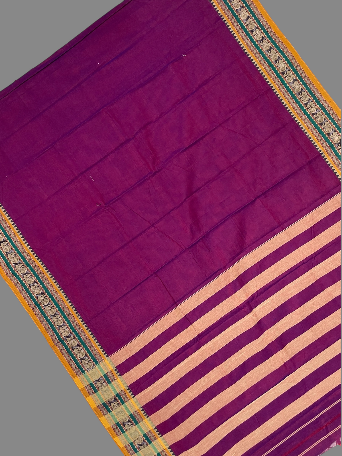 Narayanpet Magenta Cotton Sarees CS12
