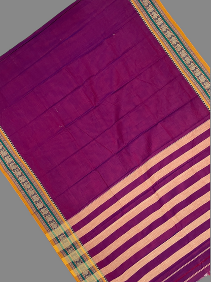 Narayanpet Magenta Cotton Sarees CS12