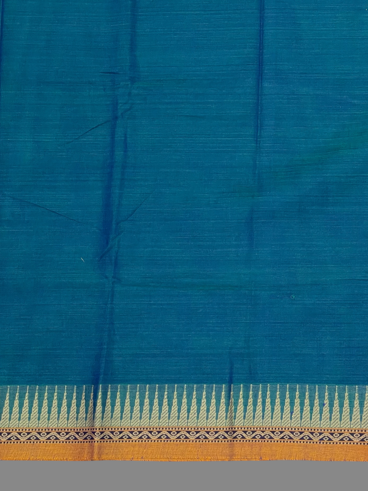 Narayanpet Ananda Blue Cotton Saree CS432