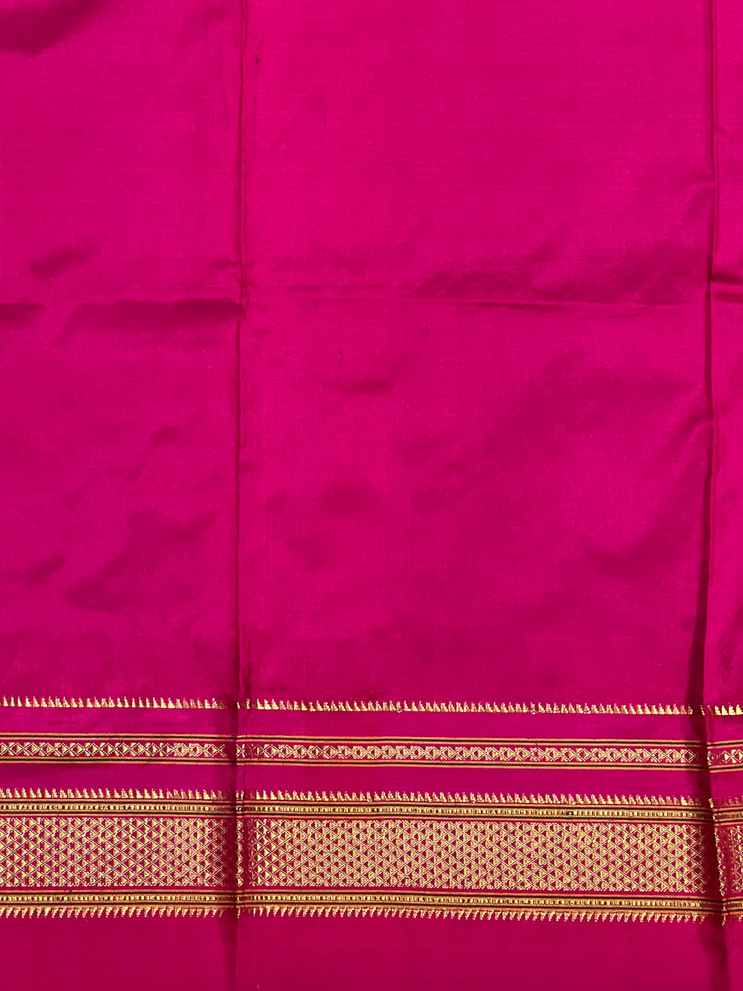 Peshwai Border  Navy Blue  Pure Silk Saree