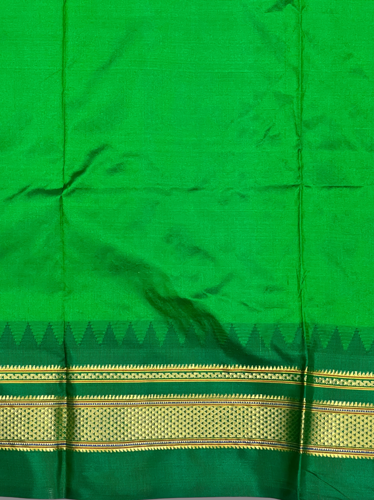 Peshwai Border Red Pure Silk Saree