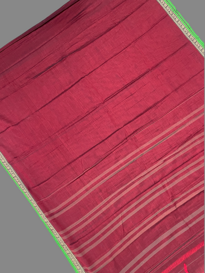 Narayanpet Maroon Cotton Sarees CS65