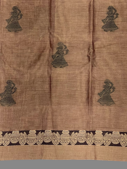 Narayanpet Copper Mauve Cotton Sarees CS40