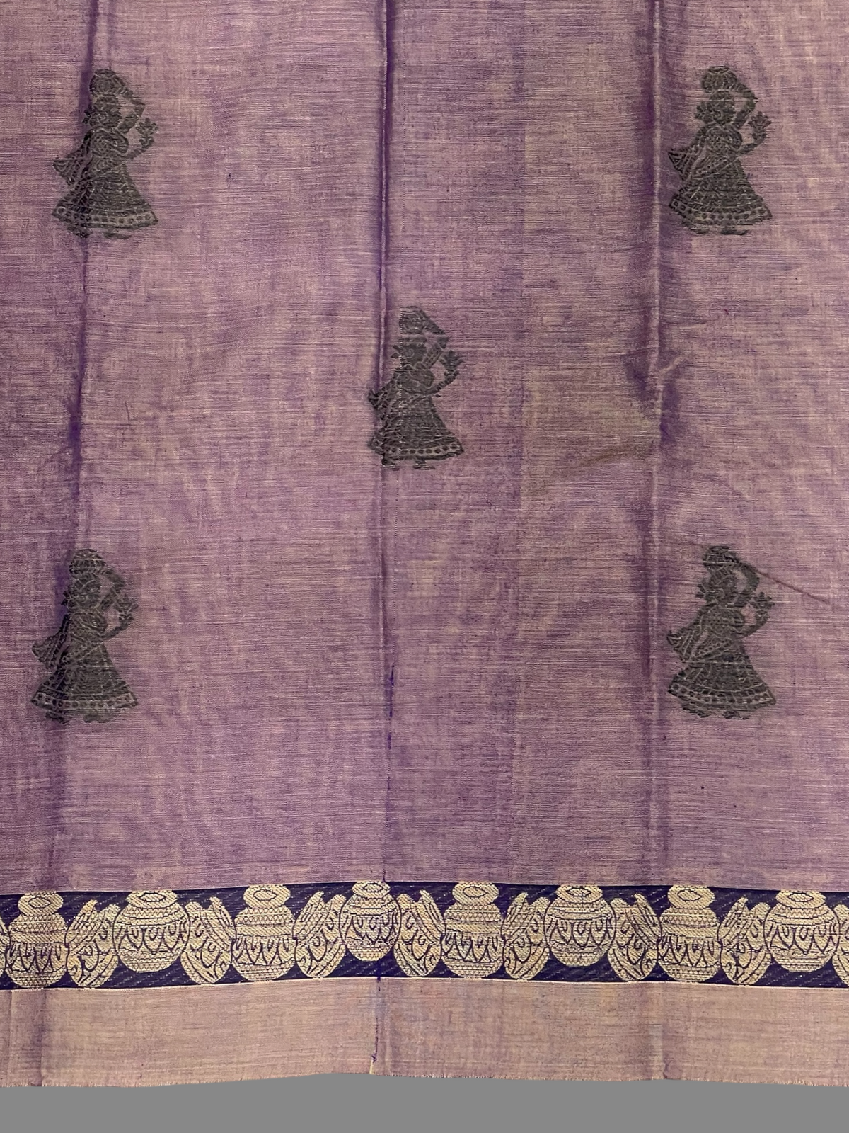 Narayanpet Dusty Purple Cotton Sarees CS39