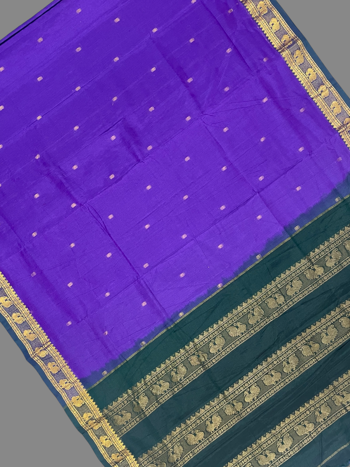Mahalaxmi Border Purple Soft Silk Saree