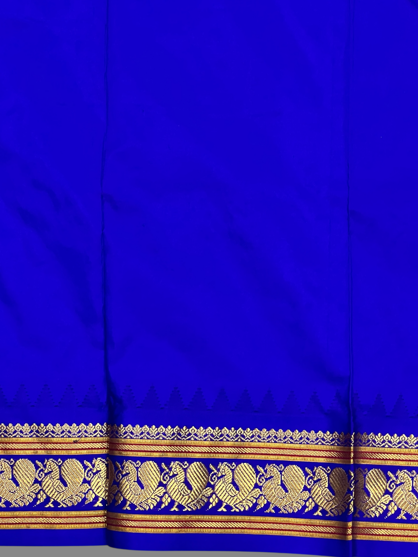 Humsa Border Tomato Pink Pure Silk Saree