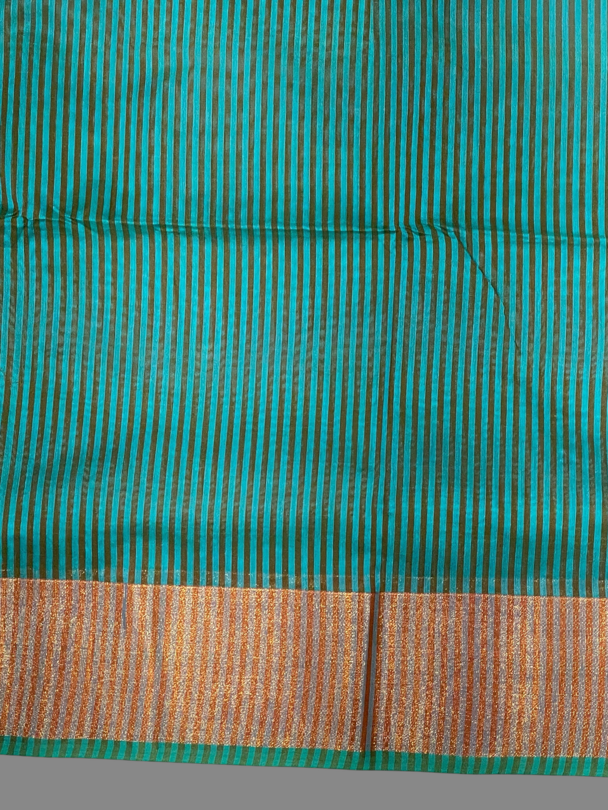 Narayanpet Zari Tissue Light Green Cotton Sarees CS148