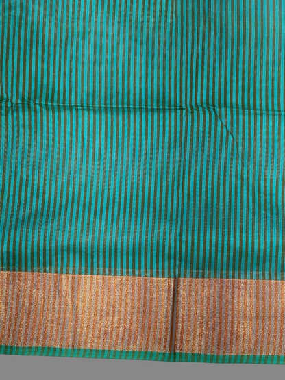 Narayanpet Zari Tissue Light Green Cotton Sarees CS148