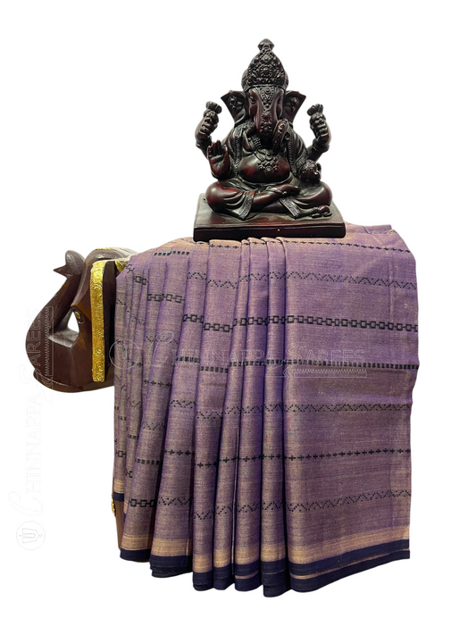Narayanpet Lavender Cotton Sarees CS66