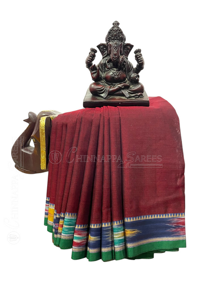 Narayanpet Maroon Cotton Sarees CS130