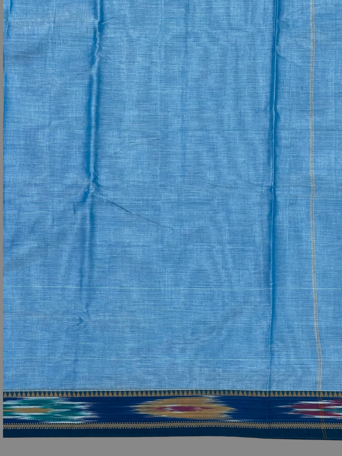 Narayanpet Sky Blue Cotton Sarees CS118