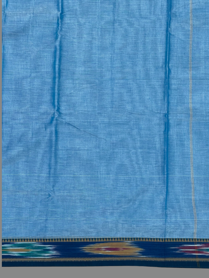 Narayanpet Sky Blue Cotton Sarees CS118