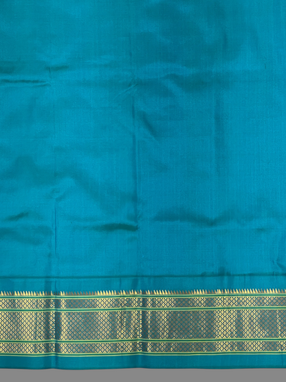 Canary Yellow Pure Silk Saree | Diwali Exclusive