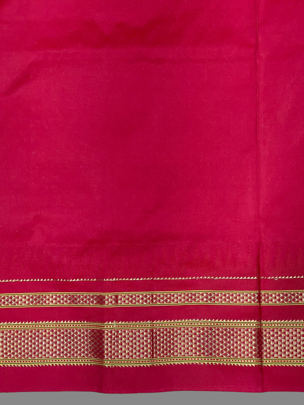 Metallic Steel Grey Pure Silk Saree | Diwali Exclusive