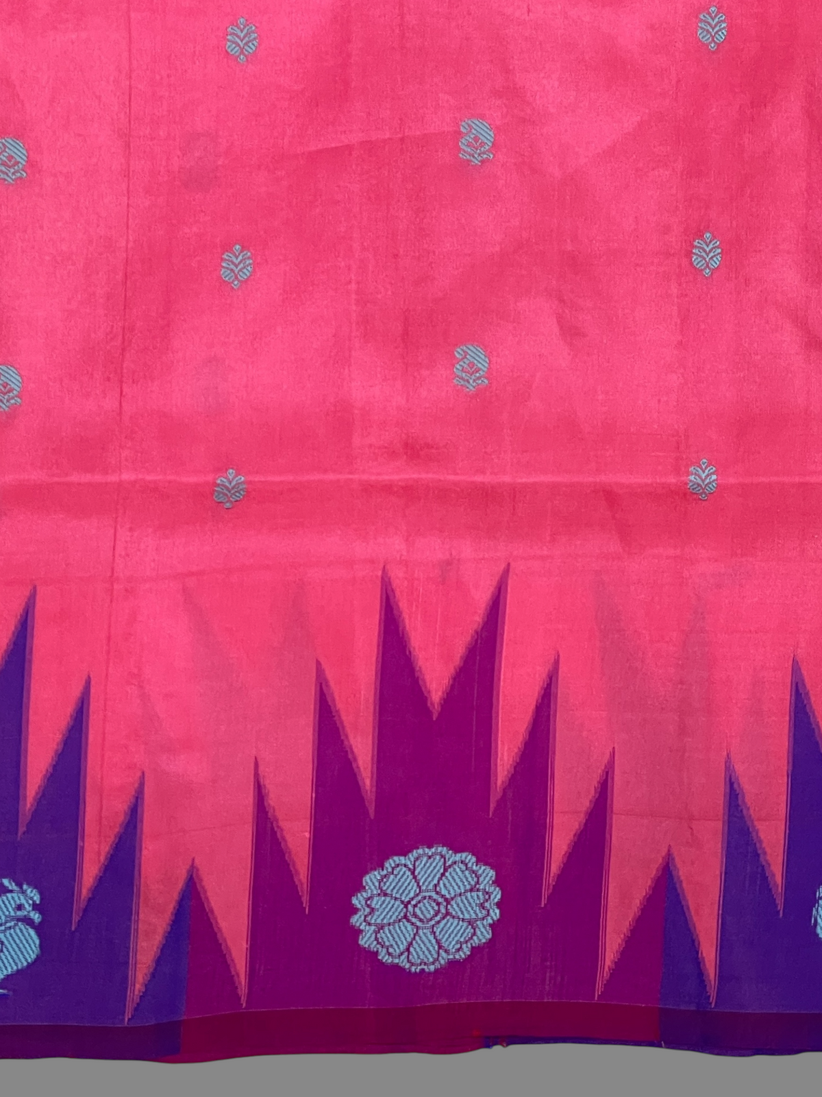 Rose Pink Pure Silk Saree | Diwali Exclusive