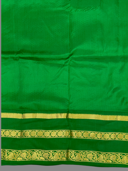 Crimson Red Pure Silk Saree | Navratri Exclusive