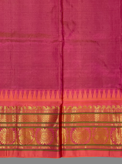 Classic Black Pure Silk Saree | Diwali Exclusive