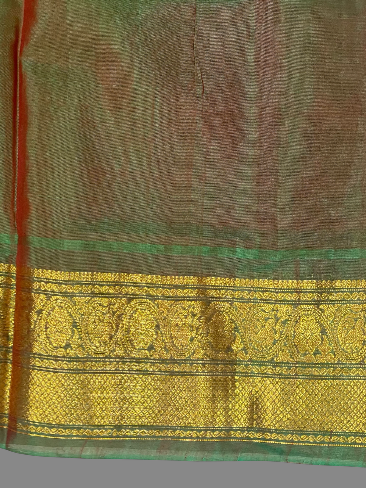 Crimson Red Sico Cotton Saree | Diwali Exclusive