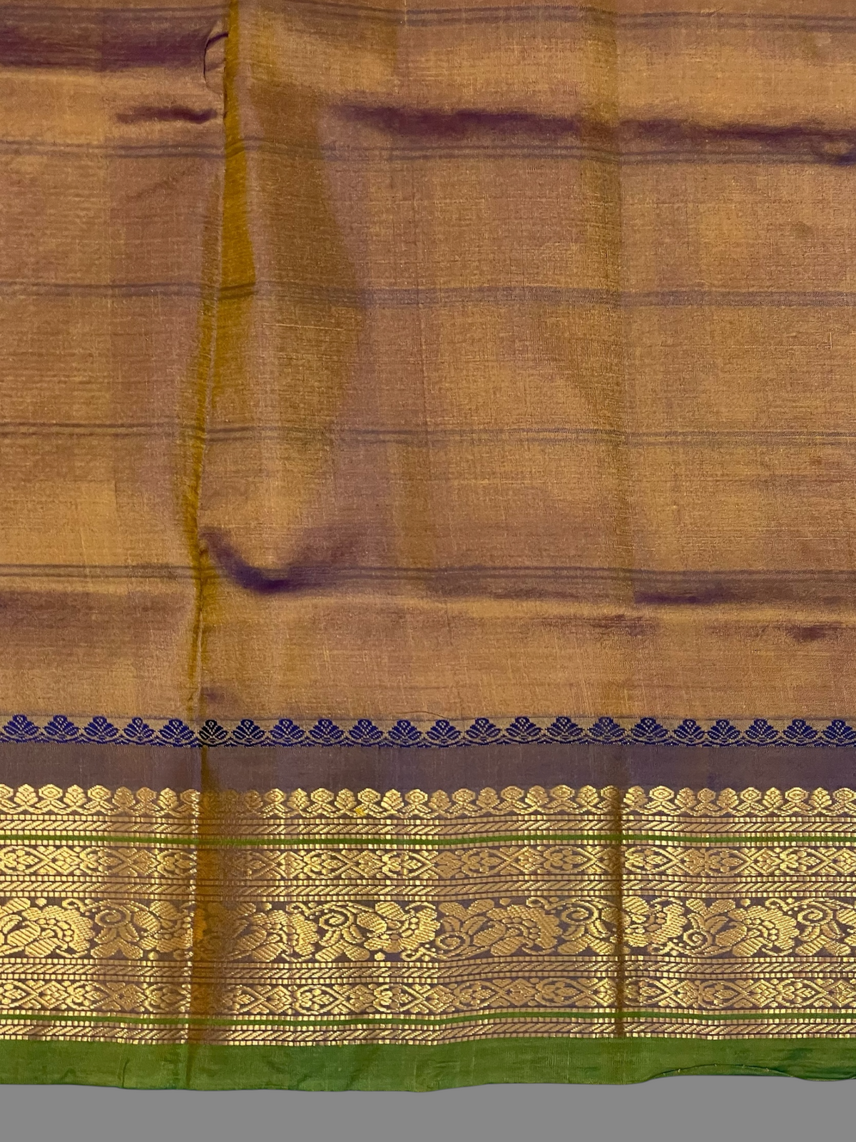 Bright Orange Sico Cotton Saree | Diwali Exclusive