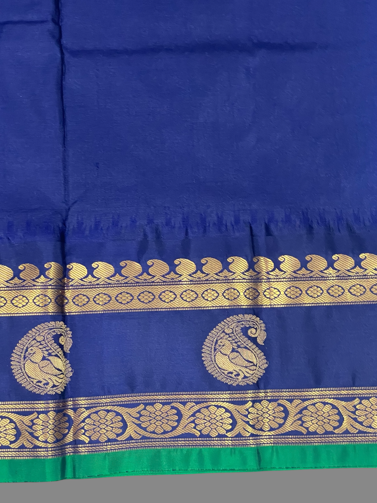 Turquoise Blue Pure Silk Saree | Diwali Exclusive