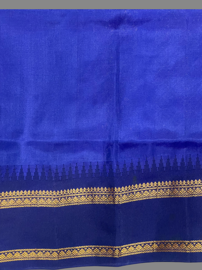 Crimson Red Pure Silk Saree | Navratri Exclusive