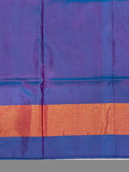 Vibrant Royal Blue Pure Silk Saree | Diwali Exclusive