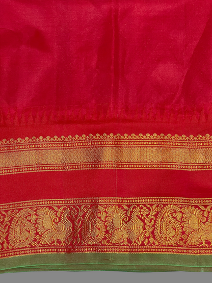Royal Blue Pure Silk Saree | Navratri Exclusive