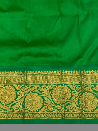 Elegant Rani Pink Pure Silk Saree | Diwali Exclusive