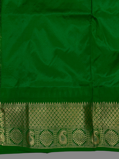 Mango Yellow Pure Silk Saree | Diwali Exclusive