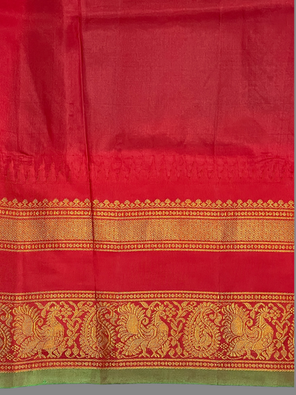 Midnight Black Pure Silk Saree | Diwali Exclusive