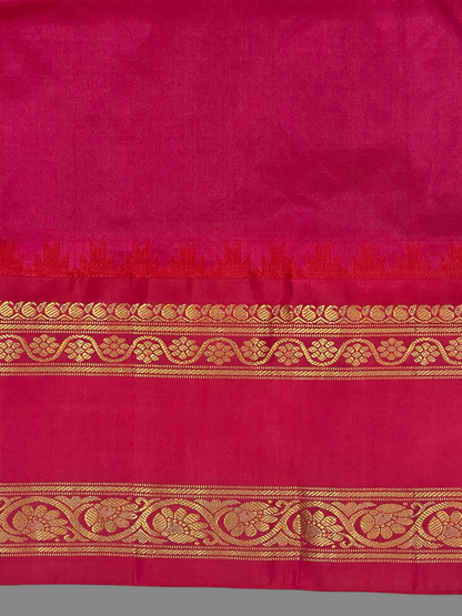 Rich Black Pure Silk Saree | Diwali Exclusive