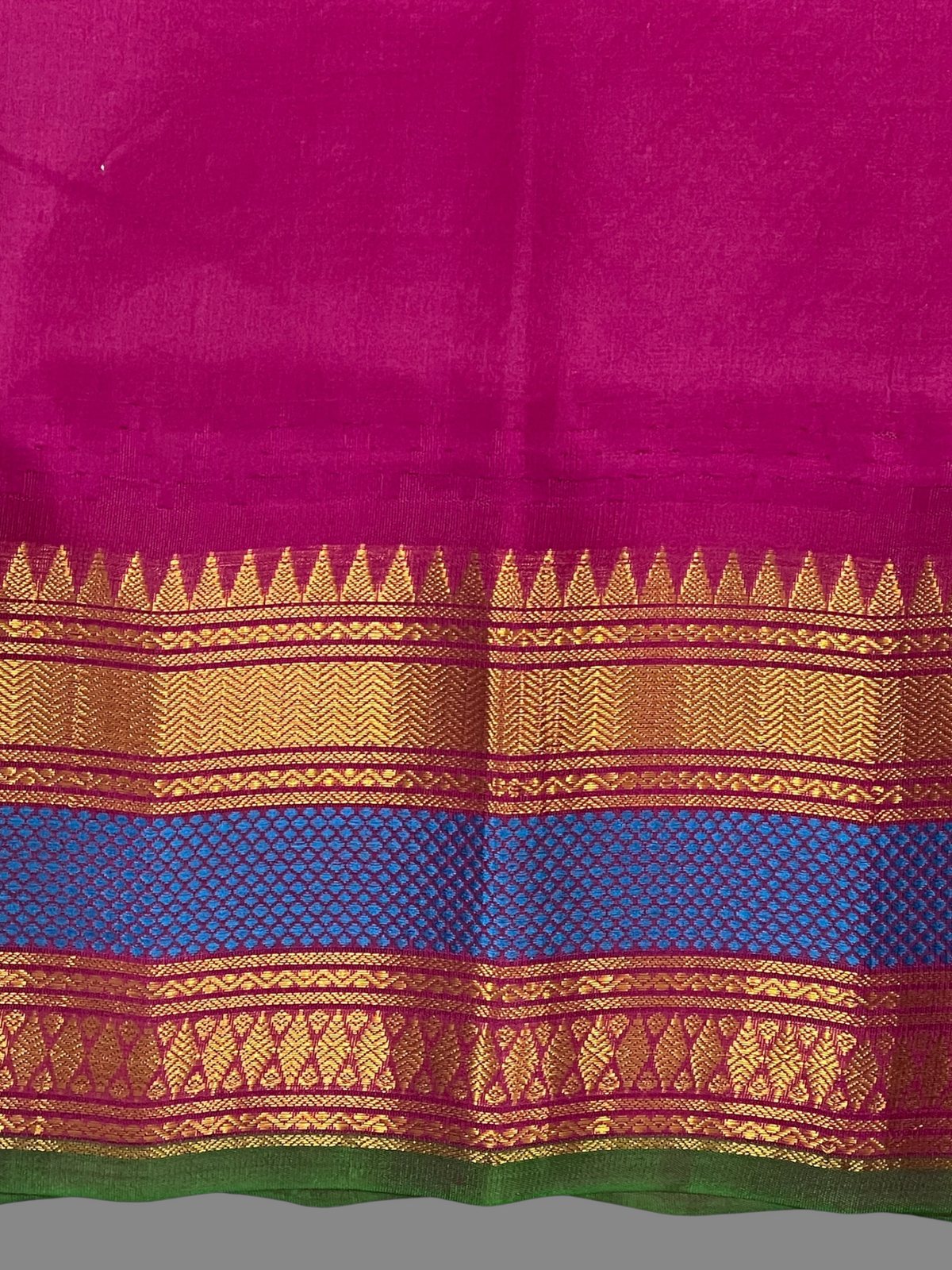 Sapphire Blue Pure Silk Saree | Diwali Exclusive