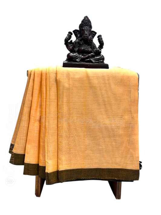 Narayanpet  Orange  Cotton Sarees CS13