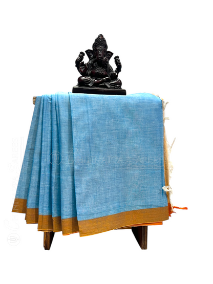 Narayanpet  Blue Cotton Sarees CS9