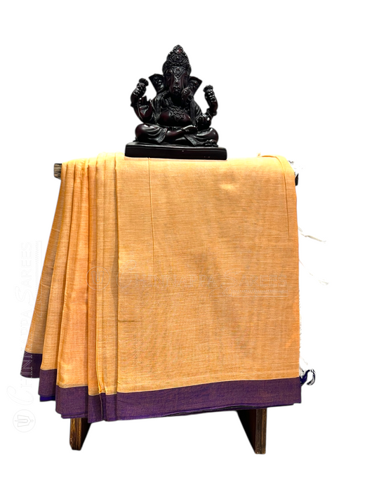 Narayanpet  Orange Cotton Sarees CS10