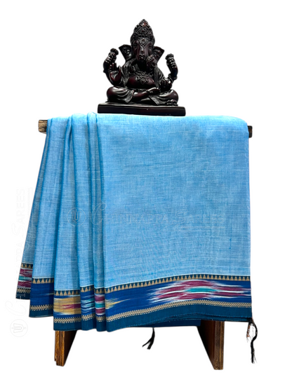 Narayanpet  Blue Cotton Sarees CS7