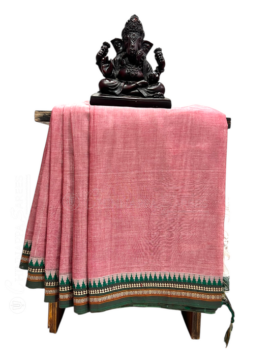 Narayanpet  Light Pink Cotton Sarees CS31