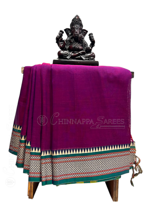 Narayanpet  Magenta Cotton Sarees CS14