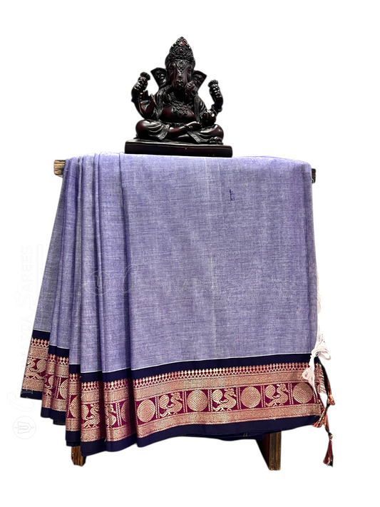 Narayanpet  Lavender Cotton Sarees CS46