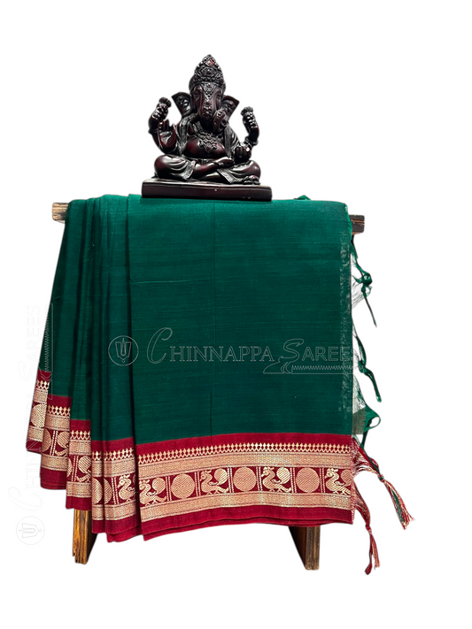 Narayanpet  Green Cotton Sarees CS43
