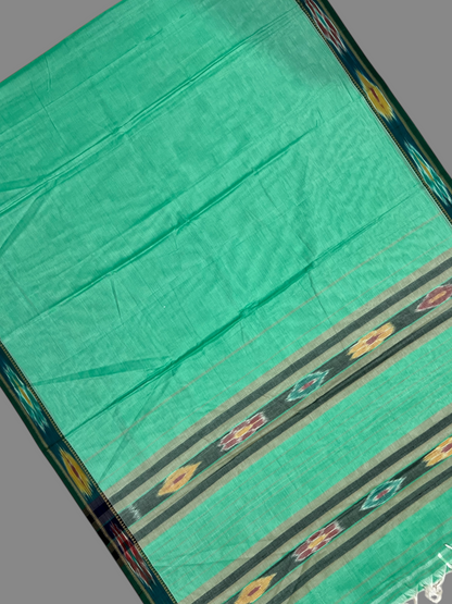 Narayanpet Pista Green Cotton Sarees CS1
