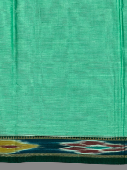 Narayanpet Pista Green Cotton Sarees CS1