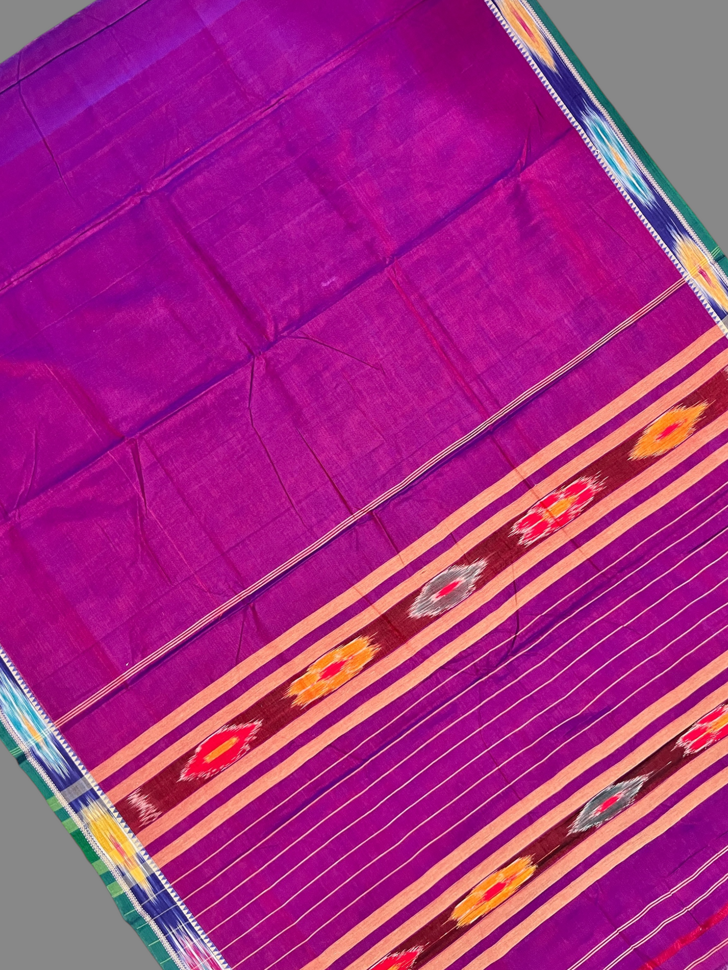 Narayanpet  Magenta Cotton Sarees CS6