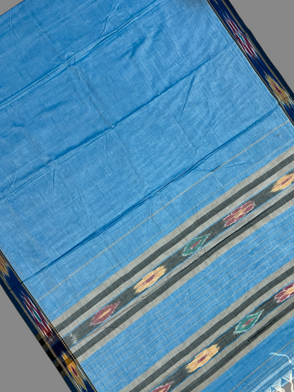 Narayanpet  Blue Cotton Sarees CS7
