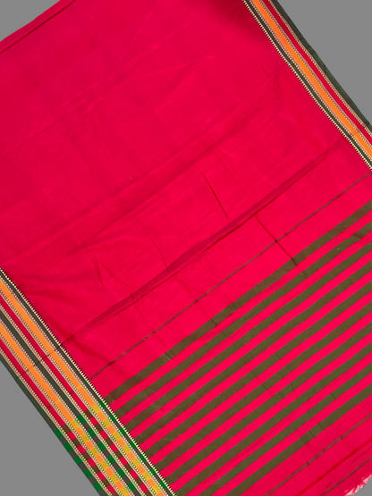 Narayanpet  Pink Cotton Sarees CS27