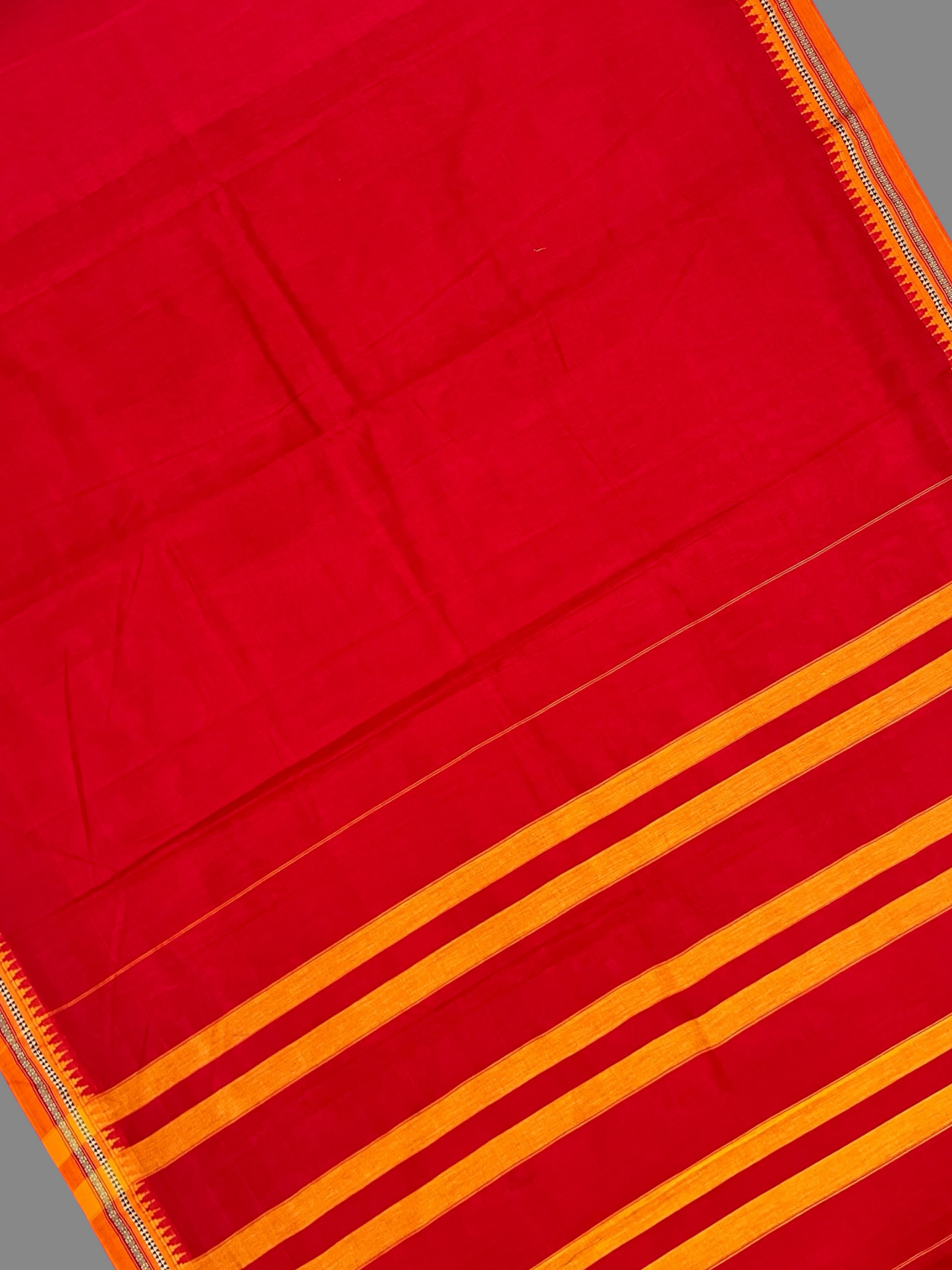 Narayanpet  Red Cotton Sarees CS33